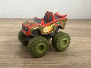 Blaze And The Monster Machines Monster Diecast Truck - Camouflage Blaze In VGC