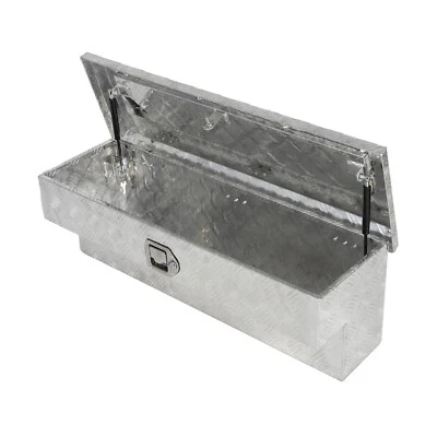 36"X12"X12" SL  Aluminum Pickup Truck Trunk Bed Tool Box Trailer Storage + Lock - Imagem 1 de 4