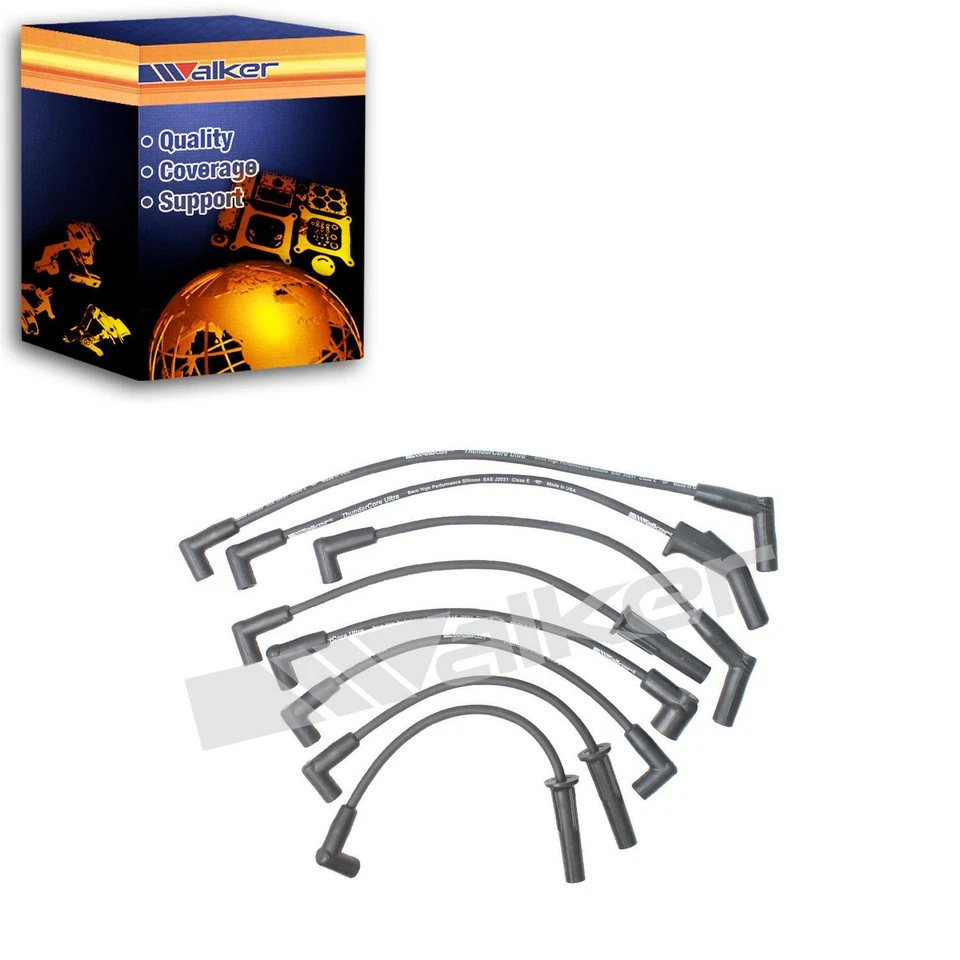 Walker Spark Plug Wire Set For 1977-1996 Ford F-150 4.9L L6 - Image 1 of 1