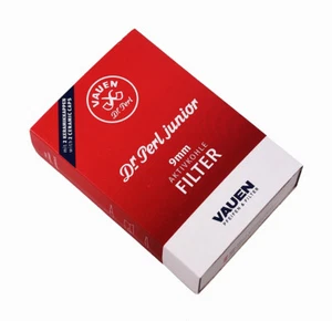 10 Boxen (1000 Filter) VAUEN Dr. Perl junior Aktivkohlefilter, 9 mm Durchmesser