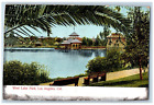Los Angeles Kalifornien Postkarte West Lake Park Außengebäude c1910 Vintage