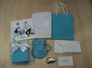 Clip de dinero Tiffany & Co .925 frijol de plata esterlina con toda la caja original, etc. - Imagen 1 de 13