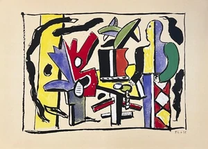 Fernand Leger, "L'Artiste dans le Studio" de Douze Contemporains, litografía - Imagen 1 de 1