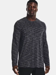 NEW Under Armour Seamless Long Sleeve Fitted Shirt Grey Black Men's 1359873 MD - Picture 1 of 2