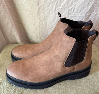 Botas Chelsea Harrison marrón tabaco Chaps para hombre talla 13 Foto 1 de 4