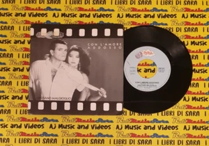 LP 45 7"CRISTIANO MALGIOGLIO Con l'amore addosso Avventuriero 1988 italy PIPOL - Imagen 1 de 2