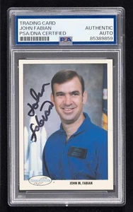 John Fabian Signed 1991 Space Shots Card #129 (PSA) NASA Astronaut Portrait Auto - Picture 1 of 2