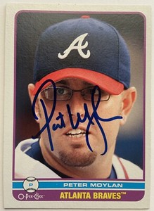 Peter Moylan Atlanta Braves Autographed 2009 Upper Deck O-Pee-Chee Card #421 COA
