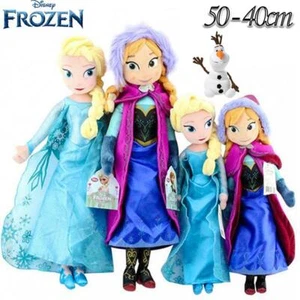 50Cm Frozen Princess Anna Elsa Plush Doll Toys Snow Queen Princess Anna & Elsa - Picture 1 of 17