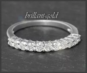 Diamant Eternity/Memory Ring mit 0,90ct Brillanten, 585 Weißgold Damenring - Bild 1 von 7