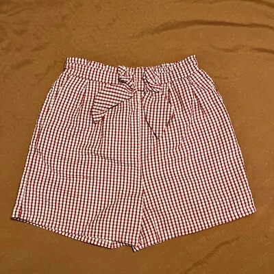 Pantalones Cortos Raras Ediciones Raras Rayas Rojas y Blancas Niñas Talla 12 Foto 1 de 4