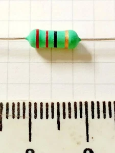 10 pezzi Resistenza a filo avvolto 22 Ohm, 2W 5% Royal Ohm dimensioni ridotte - Foto 1 di 2