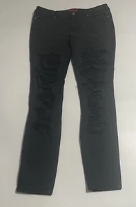 Tripp NYC TALLA 13 Negro T Bolsillos Traseros Pantalones Ropa de Calle Jeans Góticos 32x30 Distress - Imagen 1 de 16