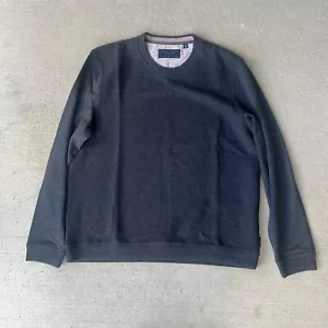ted baker mens crewneck long sleeve sweatshirt size 6 z5 - Picture 1 of 5