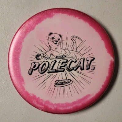 Innova Star Halo Polecat 173.5g Penned 1/3/0/0 Pink w/ Black Stamp NEW - Image 1 of 4
