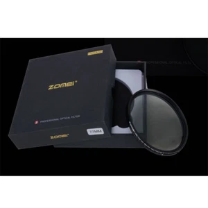 ZOMEI 77mm ABS Slim Adjustable Filtro Neutral Density ND2-400 Filter For Camera - Picture 1 of 9