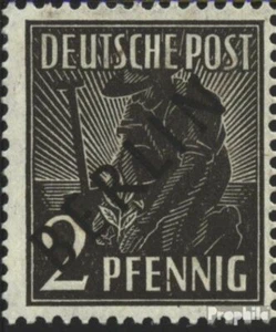 Berlín (oeste) 1 examinado nuevo con goma original 1948 sobretasas negras - Imagen 1 de 1