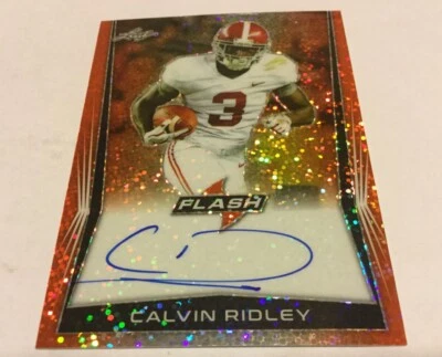 Calvin Ridley 2018 Leaf Flash RC Auto #2/10 Tennesee Titans - Image 1 of 2