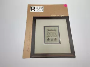 Heart In Hand Stars Sampler Counted Cross Stitch Pattern 8P - Picture 1 of 3