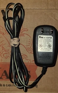 Adaptador de CA genuino Ktec KA12D090030024U Clase 2 Fuente de alimentación 9V CC 300mA - Imagen 1 de 1