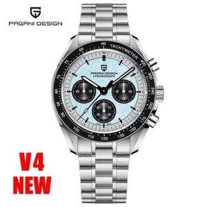 PAGANI DESIGN Men's Luxury Quartz Date Speed Chronograph AR Sapphire Watch - Picture 1 of 1