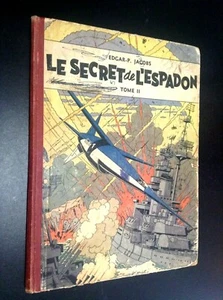 Le Secret de l'espadon Tome 2 EO 1950 BON ETAT MOINS Blake et Mortimer - Picture 1 of 12