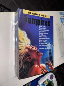 The Mammoth Book of Vampires by St PB First Thus 1992 Clive Barker Signed - Bild 1 von 7