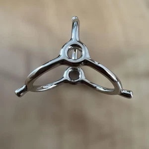 HERMES Schürze Schal Ring Silber Palladium Finish Reitsport Design  - Bild 1 von 5
