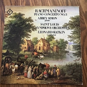 RACHMANINOFF Piano Concerto No 3 - Abbey Simon - Leonard Slatkin LP Turnabout - Imagen 1 de 8