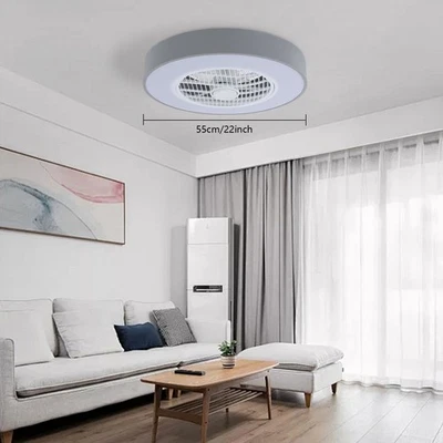 Ceiling Fan Light with Remote Control, Ceiling Fan Lamp for Bedroom Kitchen - Image 1 of 4