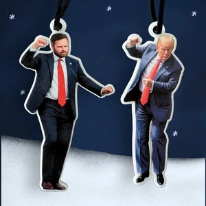 Trump Vance Dance 3" Ornaments - Picture 1 of 5
