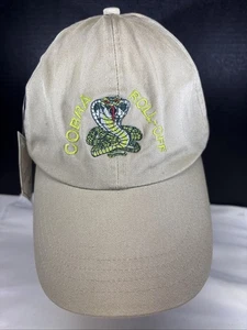 NWT Cobra Roll-Off Hat / Cap Tan Snake Adjustable Anvil - Picture 1 of 10