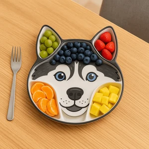 Wooden Dog Shaped Serving Tray Handmade Animal-themed Serving Platter Cheese - Picture 1 of 16