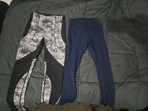 Lululemon Leggings Size 6 Starlight & Navy 2pk - Picture 1 of 6