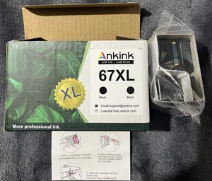 1PK 67XL Black Ink Cartridge For HP Envy 2700 2700e 2755 2755e 4155e 2855e 4255e - Picture 1 of 3