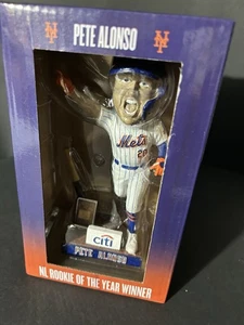 2020 PETE ALONSO BOBBLEHEAD ROY ROOKIE OF THE YEAR NEW YORK METS SGA CITI FIELD - Picture 1 of 9