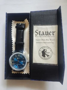 New In Box Never Worn Stauer Urban Blue Watch - Picture 1 of 6