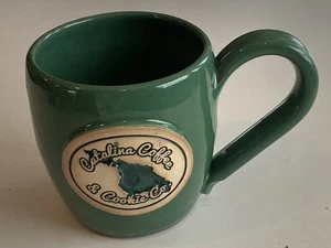 Grauer Fuchs Keramik Catalina Island Kaffee & Keks Kalifornien Becher Handarbeit USA - Bild 1 von 4