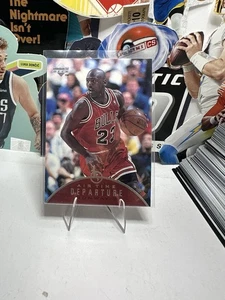 Michael Jordan 1997 1998 Upper Deck Air Time Departure At8 Chicago Bulls Hof - Picture 1 of 2