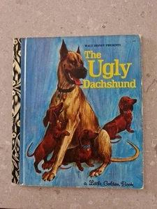 A Little Golden Book The Ugly Dachshund vintage 1973 FREE POST Walt Disney - Picture 1 of 4