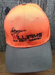 Williams Gun Sight Company Orange Hunting Baseball Hat Cap Adjustable Strapback - Picture 1 of 9