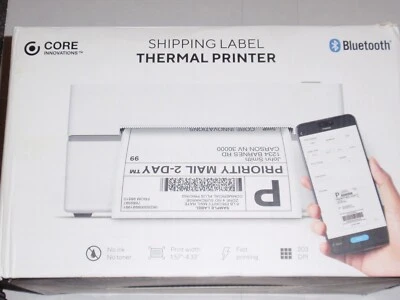 Core Innovations Bluetooth Shipping Label Thermal Printer CTP800BD BRAND NEW - Image 1 of 3