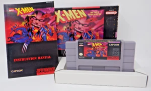 X-Men: Mutant Apocalypse (SNES, Super Nintendo) CIB w/Hard Cover - Picture 1 of 12