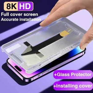 Protector de pantalla Magic Glass para iPhone 12 13 14,15,16,17 instalación con un solo clic - Imagen 1 de 13