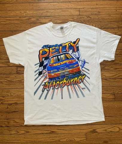 Vtg Kyle-Pettyy Hot Wheels Shirt, Kyle-Pettyy Kick in the afterburner Tee U2299 Cover