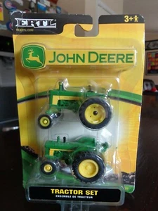 ERTL JOHN DEERE 2 PIECE TRACTOR SET DIECAST 1/64 STOCK #35382 - Picture 1 of 10