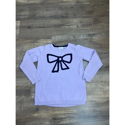 Suéter Hanna Andersson Púrpura Lazo Juvenil Pullover Algodón Peinado Talla 140 (10) Foto 1 de 4