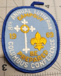 Boy Scouts Annual Lutheran Campout 1969 Be Prepared Columbus Conference Patch - Bild 1 von 5