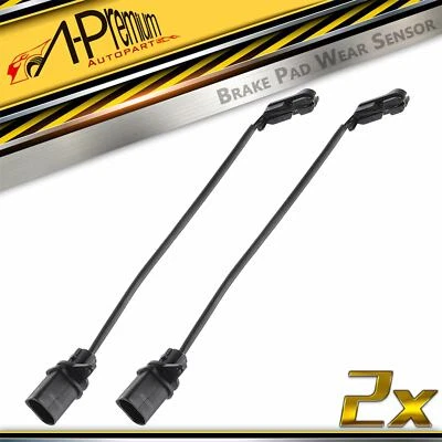 2x Sensor de desgaste de pastillas de freno de disco trasero para Audi A6 A6 Quattro RS5 S7 Porsche Macan Foto 1 de 4