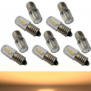 E10 LED 6V White Screw Mount Warm White Christmas Star Adventstern Lighting - Picture 1 of 4